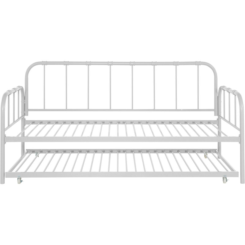 Ruddock Metal Bed, White