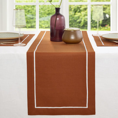 100% Pure Linen Table Runner -kensington