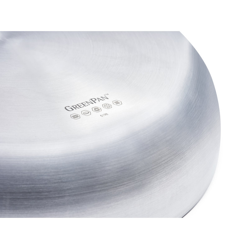 Greenpan Barcelona Evershine 3-Ply Stainless Steel 26cm/3.8 Litres Saute Pan with Lid