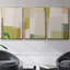 Ensemble de 3 pièces encadrées sur toile Indigo Blush And Gold I-97792743-97792744