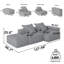 Canapé modulaire surdimensionné Modern-1856593507
