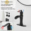 Robinet de salle de bains monotrou avec ensemble de drainage-71241769
