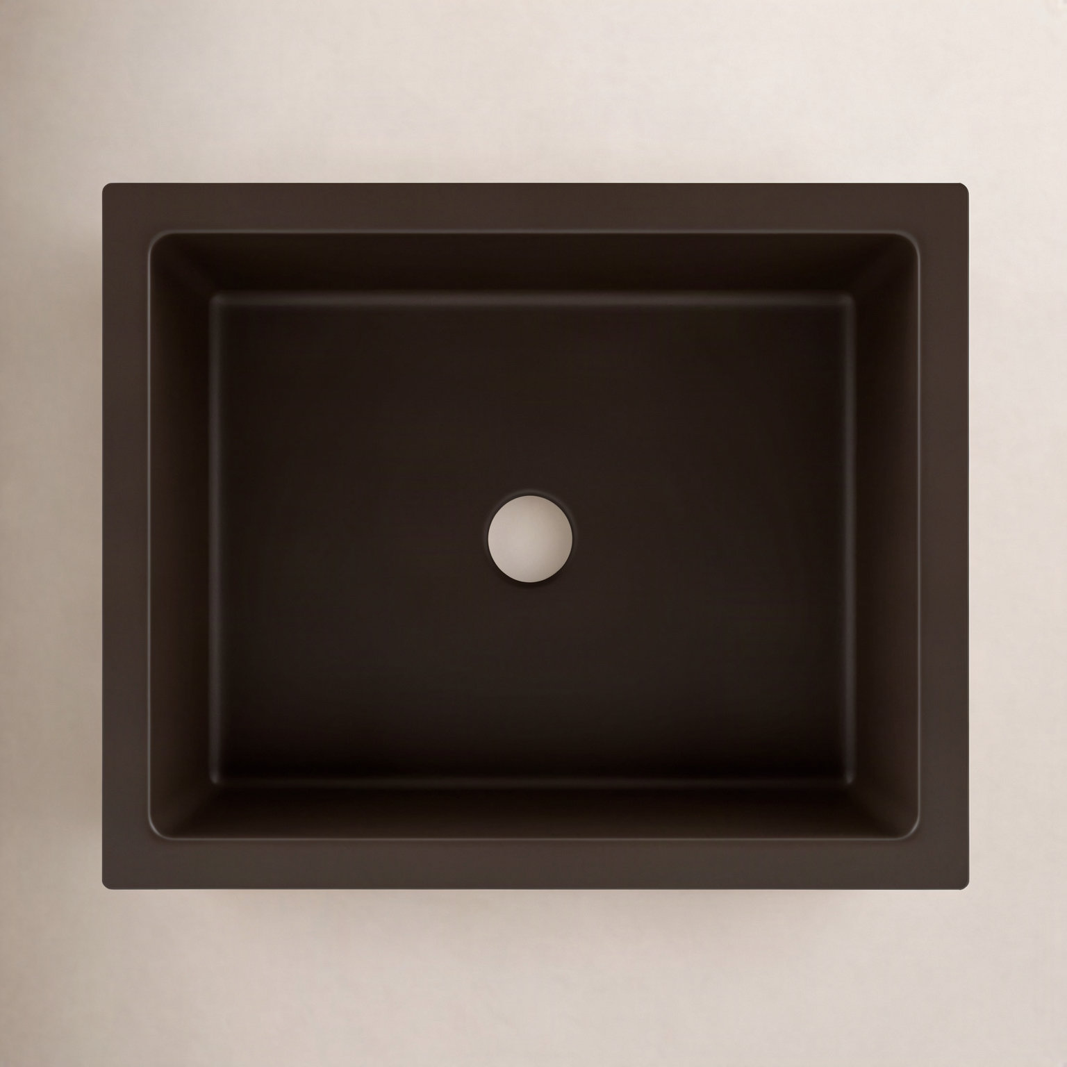 Quartz Composite Vanity Sink, Mocha