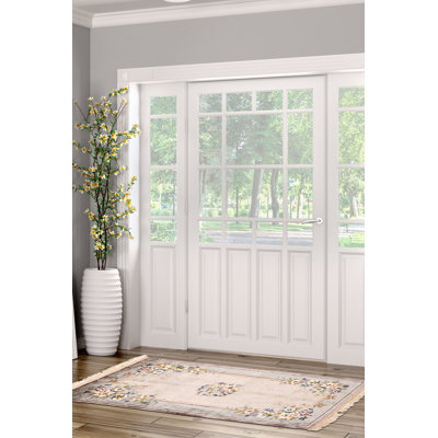 Aubousson Harrir Beige Rug 2'4" x 4'6"