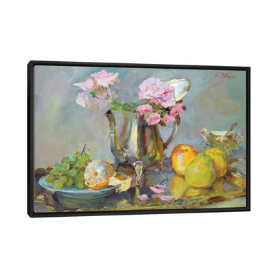 Still Life With Roses by Igor Zhuk - Painting on Canvas