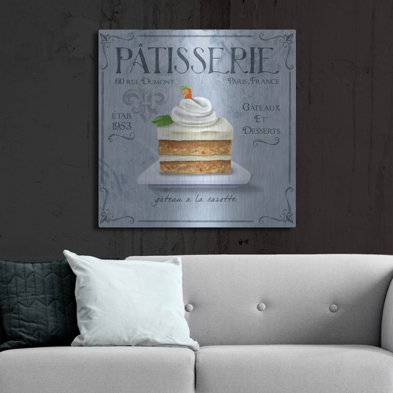  «Patisserie 9» par Fiona Stokes-Gilbert, art mural en métal, H 36 po x l 36 po