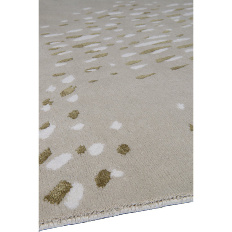 Fleck Taupe Area Rug, Rectangle 4' x 6'