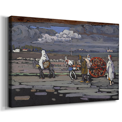 Arabs I (Cemetery)-Wassily Kandinsky-Gallery Wrapped Canvas-1909