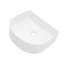 15.69"X13.69" White Ceramic Vessel Bathroom Sink