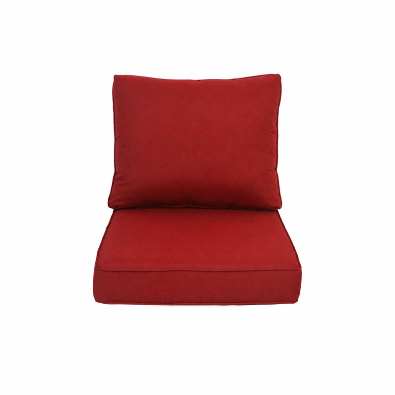 Deep Seat Chair Cushion Set - Chili, Chili