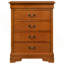 Commode 4 tiroirs, chêne-636178045