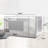 Total Chef Countertop Microwave Oven, 900w, 0.9 Cu Ft, Stainless Steel