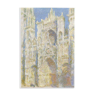 Art mural classique sur la façade de la cathédrale de Monet par one1000paintings