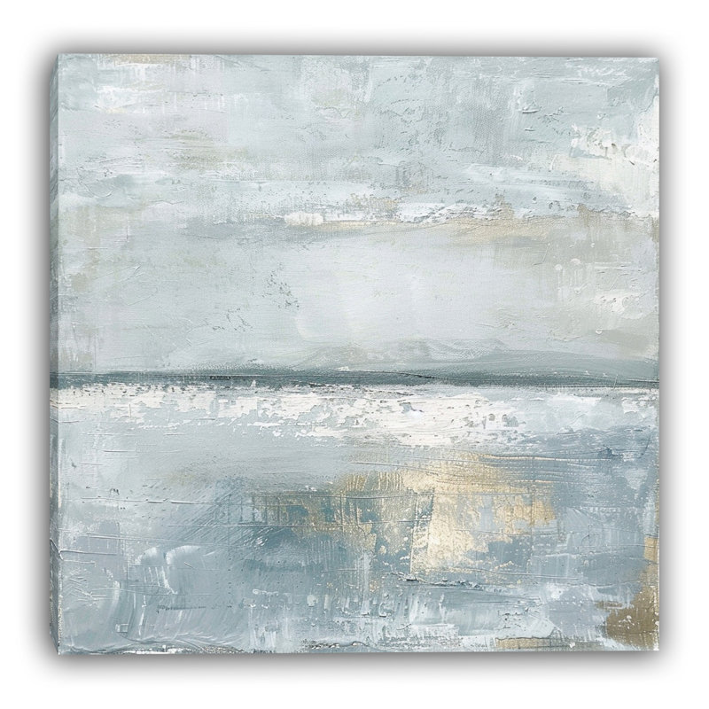 «Blue Stillness», art mural sur toile tendue, L 12 po x H 12 po x P 1 po