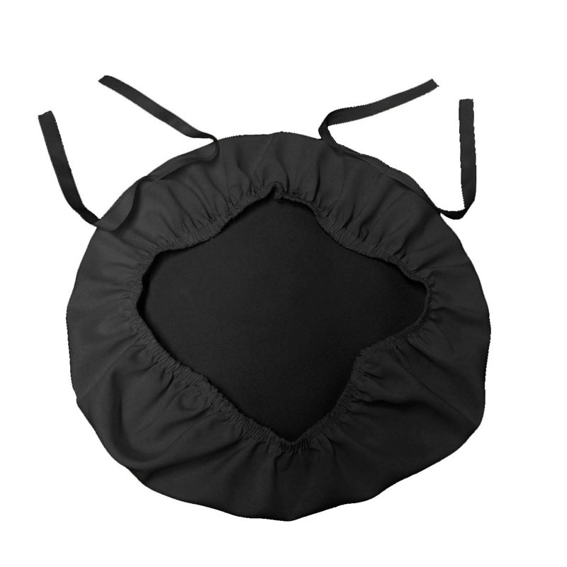 Housse de coussin de chaise, Noir