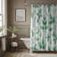 Leafy Mint Whispers - 1 Piece Standard Shower Curtain-2017725008