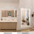 Currin 72 in. W x 36 in. H Rectangular Frameless LED Wall Bathroom Vanity Mirror-661490657