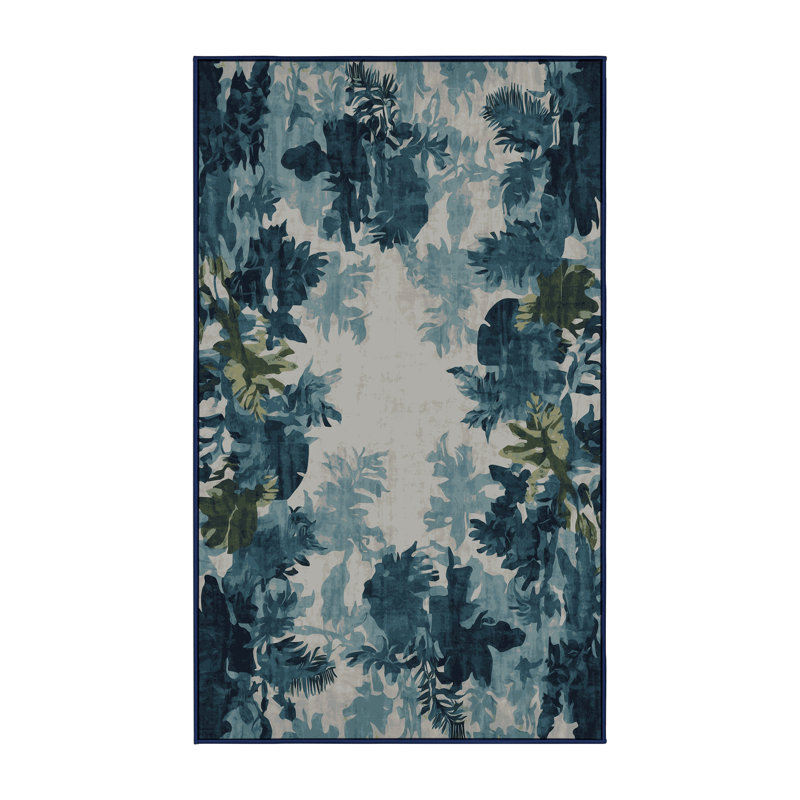 Tapis gris soyeux et moelleux, Rectangle 7 pi x 10 pi