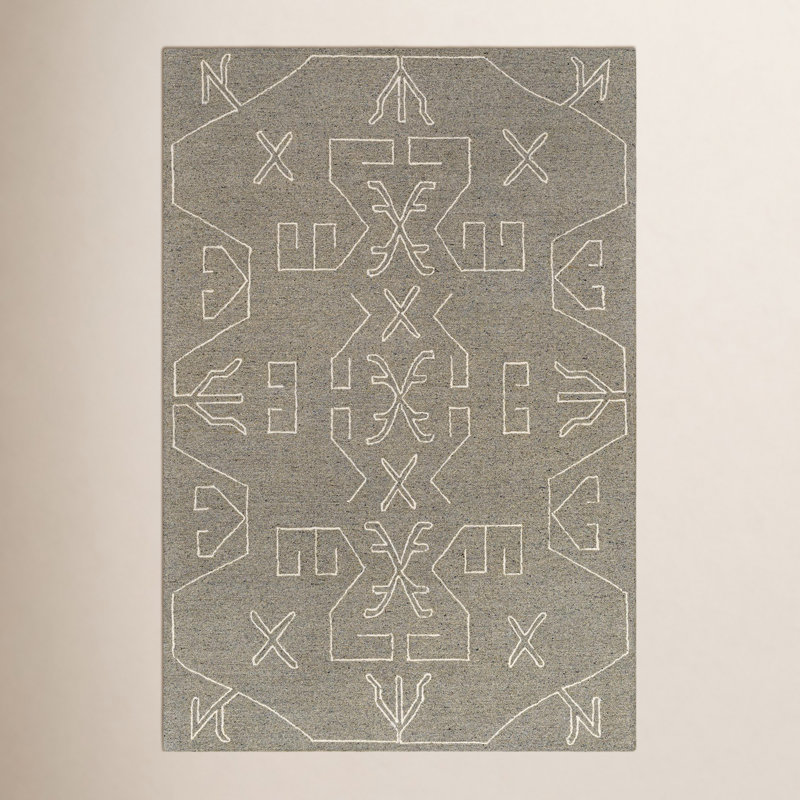 Demie Wool Southwestern Indoor Rug, Rectangle 8' x 10'