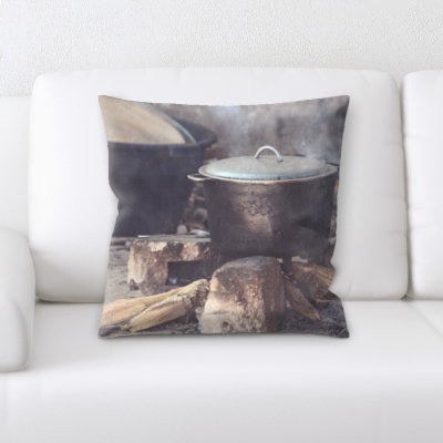 Microsuede Throw Pillow