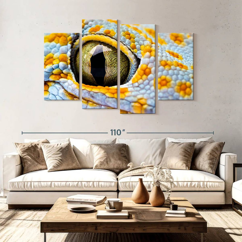 Brampt Gecko Eye, 54" H x 84" W