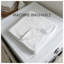Drap-housse pour lit de bébé compact, housse de matelas pour bébé en microfibre blanche, 39 x 27 x 5 pouces