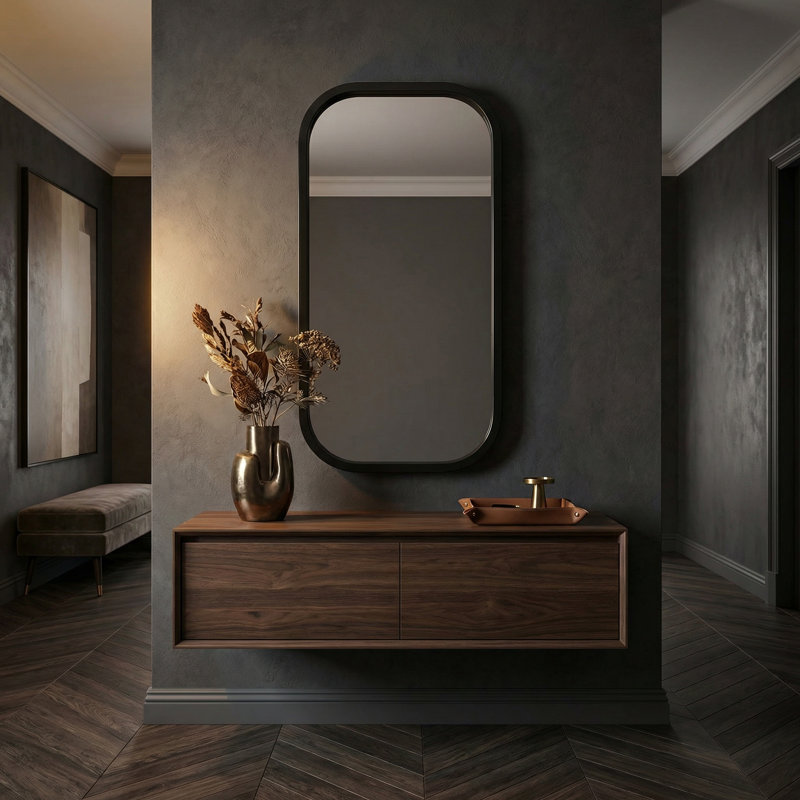 Gorky Rectangle Iron Mirror