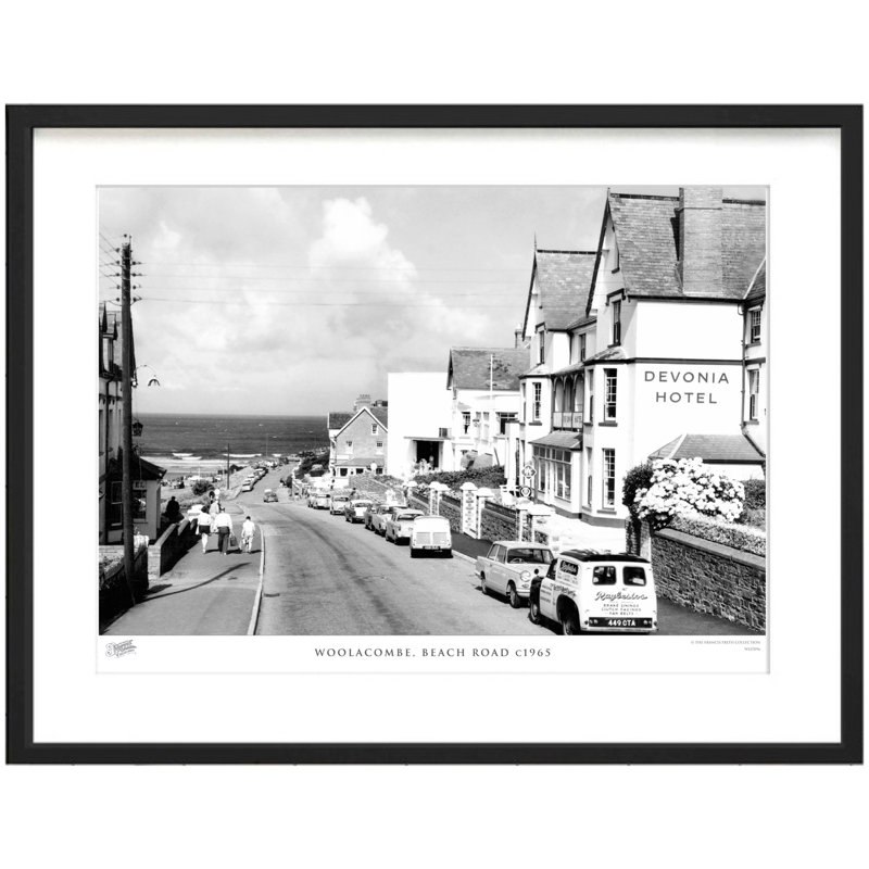 Woolacombe, Beach Road C1965 by Francis Frith - Single Picture Frame Print, 28cm H x 36cm W x 2.3cm D