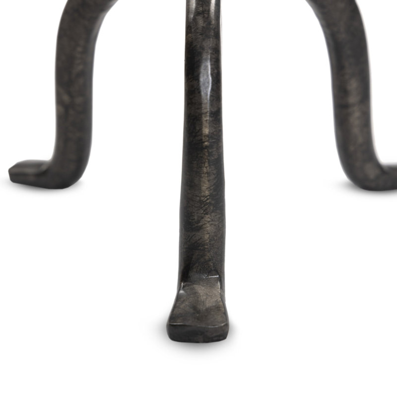 Jocelyn End Table, Raw Black