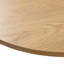 Luciana  67" Solid Oak Oval Dining Table-1987696141
