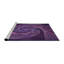 Tapis 100% à motifs lavables à la machine 2989PAT1639PUR-67953913