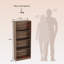 Bookcase with Shelving & Storage Display Bookcase Organizer For Home Office Living Room & Bedroom -28126290-70966728