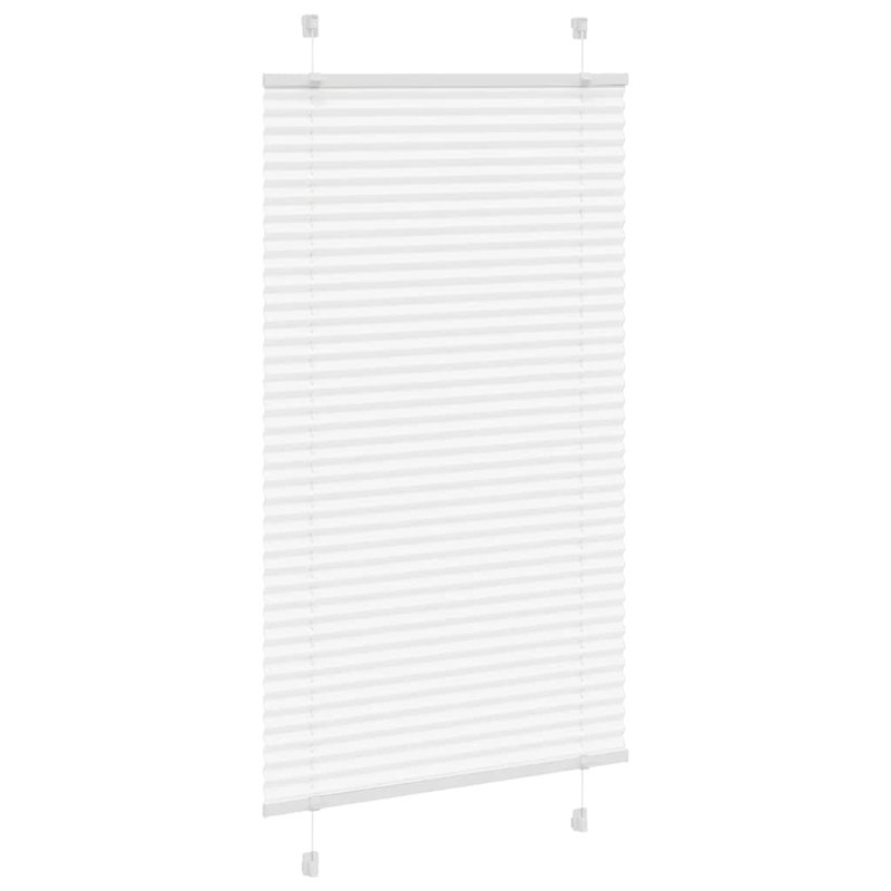 Room Darkening Pleated Shade, 70cmW x 150cmL, White