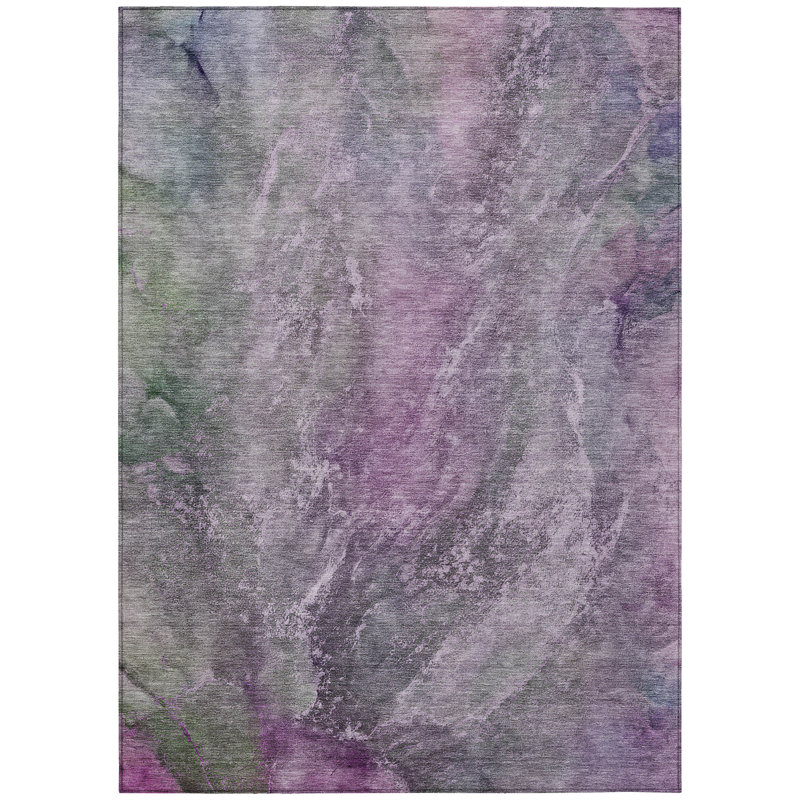 Machine Washable Indoor/Outdoor Chantille ACN2307 Abstract Rug, Rectangle 9' x 12'