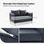 Causeuse rembourrée en cuir Paolo-1855912609