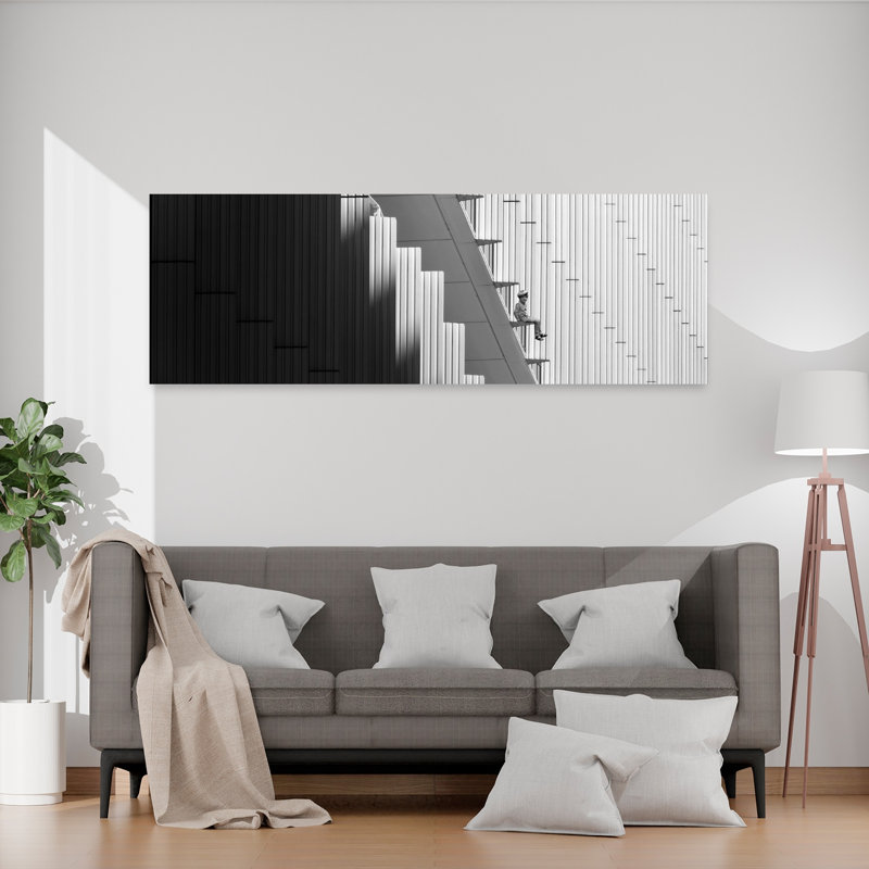Urban Geometry Contemplation by Huib Limberg - Wrapped Canvas Panoramic Print, 152.4 cm H x 50.8 cm W