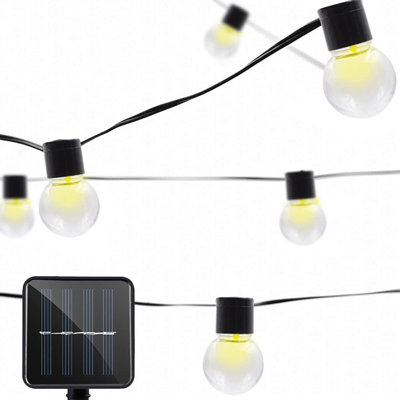 Edicott 1 - Bulb 8.4 in. Solar Powered Globe