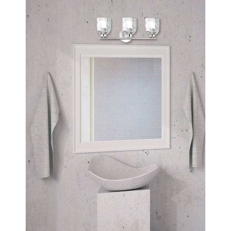 Éclairage pour meuble-lavabo 3 lumières Griffith, Chrome poli