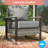 5-Piece Patio Rattan Furniture Set, All Weather Wicker w/Removable Cushion-108200489