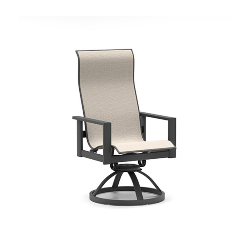 Elements High Back Swivel Rocker, Glacier, Carbon