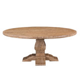 Lyons Round Solid Wood Dining Table