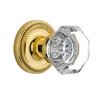 Rosette en corde avec bouton de porte Waldorf