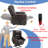 Katrein Lay Flat Leather Match Power Lift Recliner with Massager and Heat, Infinite Position-349881300