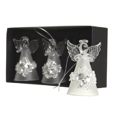 Mcdaniel 8cm Glass Hanging Figurine Ornament