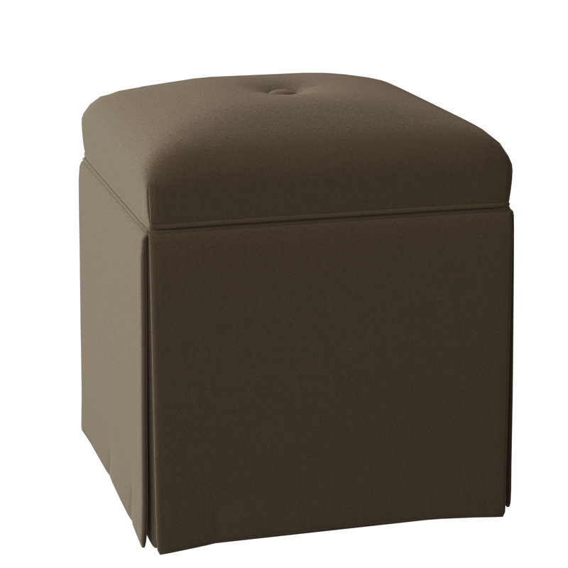 Linden Square Ottoman, Tobacco, Sage (8789 30)