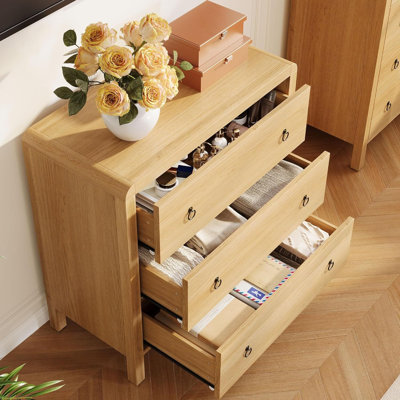 76 cm W Chest of 3 Drawers