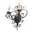 Kenneth Iron Candle Wall Light