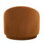Fauteuil demi-tonneau pivotant rembourré Aunna-1325850113