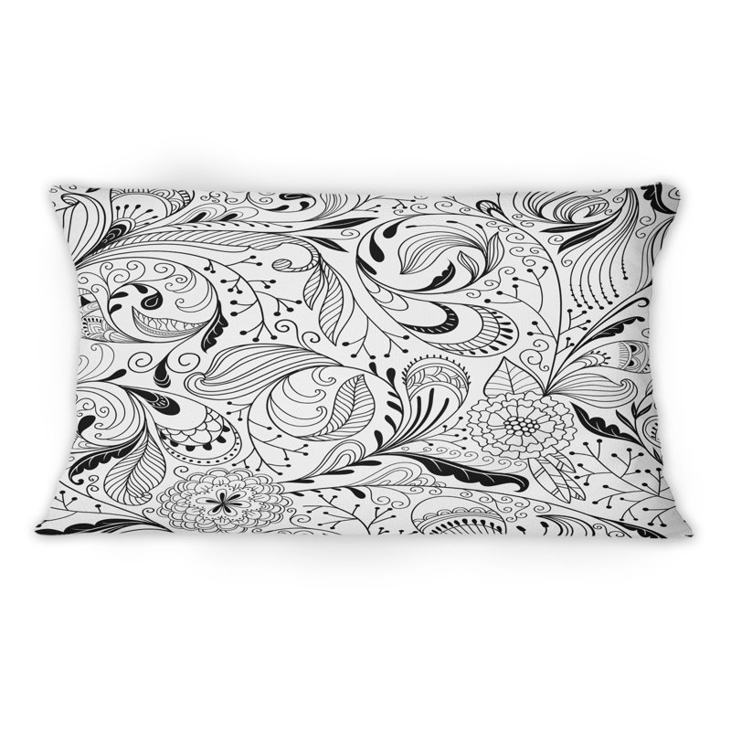 Floral Throw Pillow