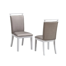 Rabjohn Suede Upholstered Dining Room Side Chairs, Set of 2
